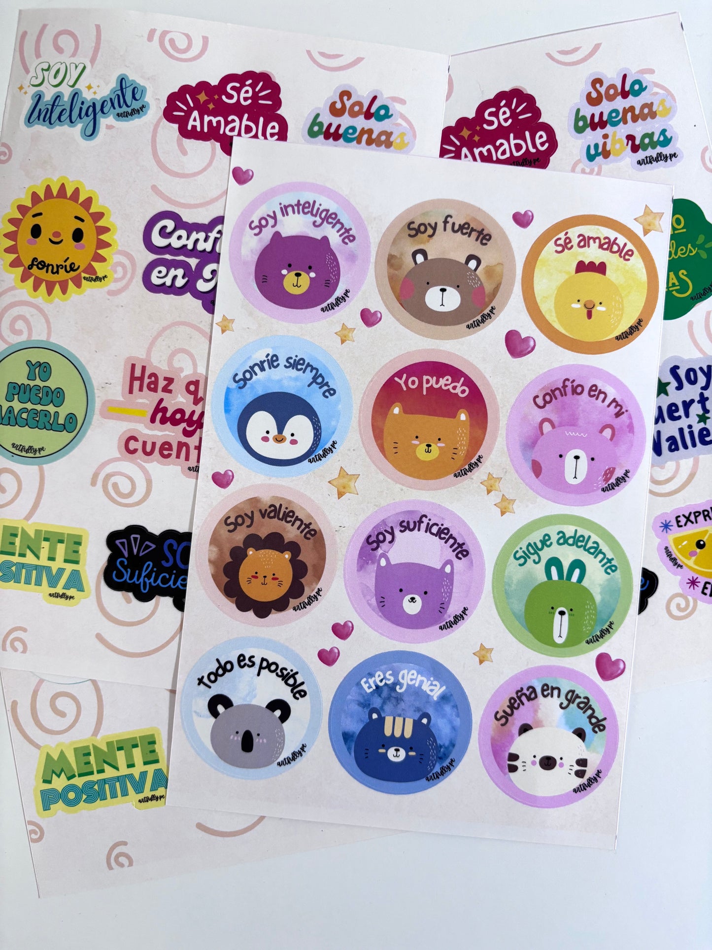 Stickers de Afirmaciones