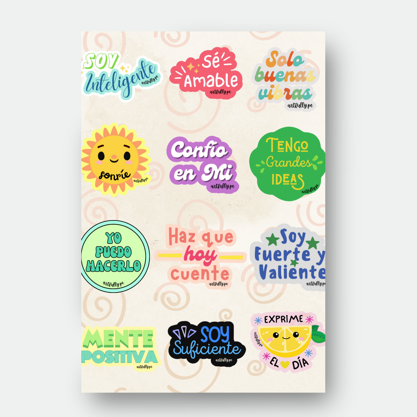 Stickers de Afirmaciones