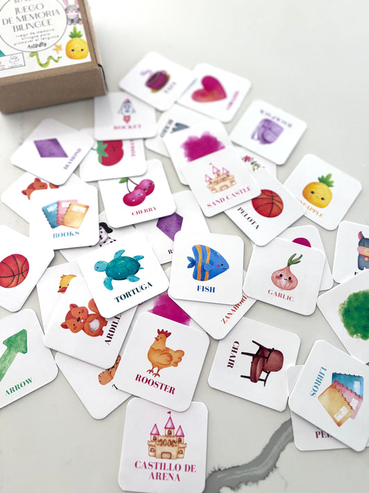 Juego Memoria Bilingüe