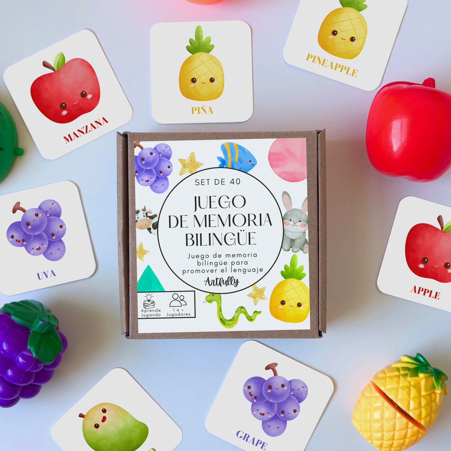 Juego Memoria Bilingüe